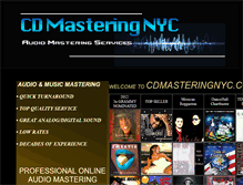 Tablet Screenshot of cdmasteringnyc.com